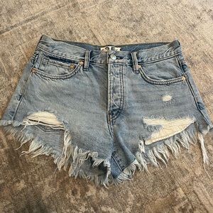 Free People Jean Shorts